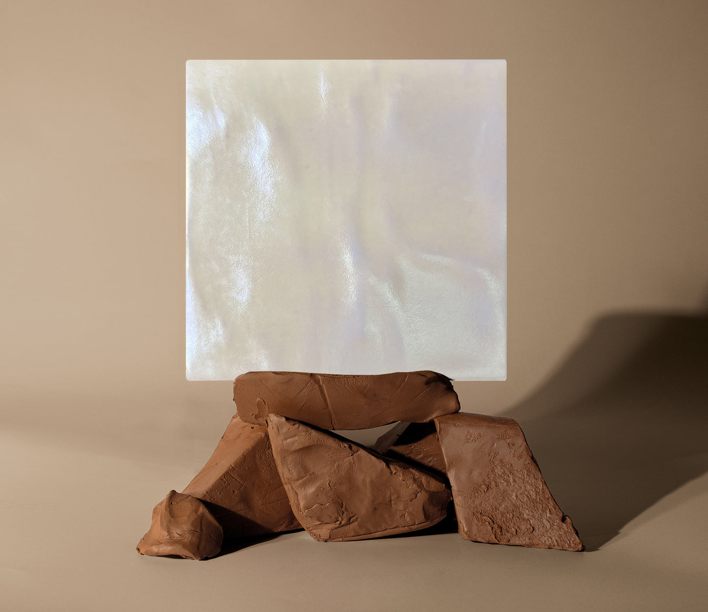 Iridescent Ceramic Tiles 132x132mm - Per Square Meter - Soft Rainbow Holographic Finish - NJ13201HC