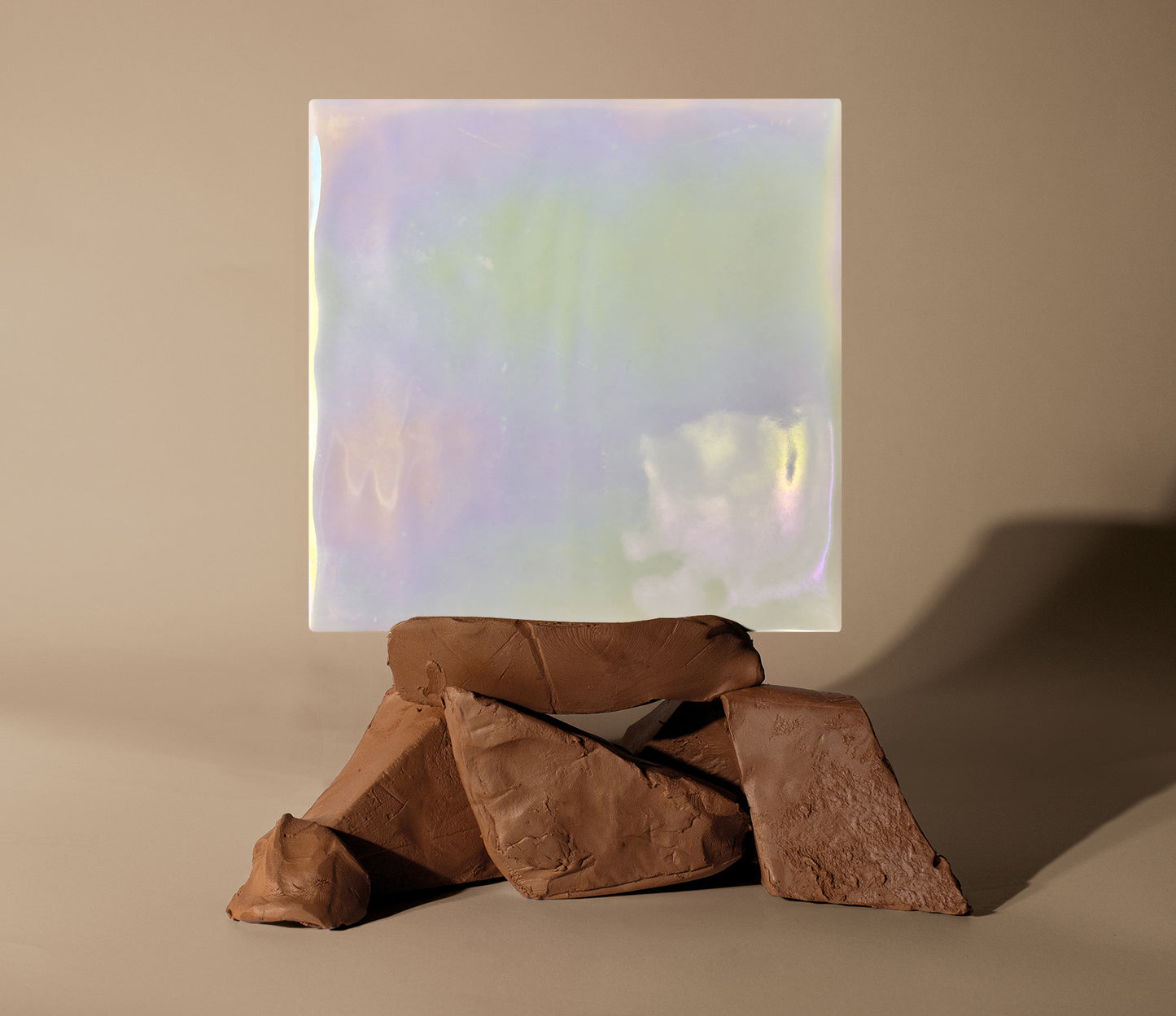 Iridescent Ceramic Tiles - Pearl Rainbow Holographic Finish -150mm x 150mm- Per Square Meter-1501HC