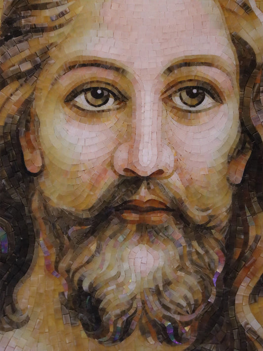 The Most Beautiful Jesus Statue Mosaic Art 