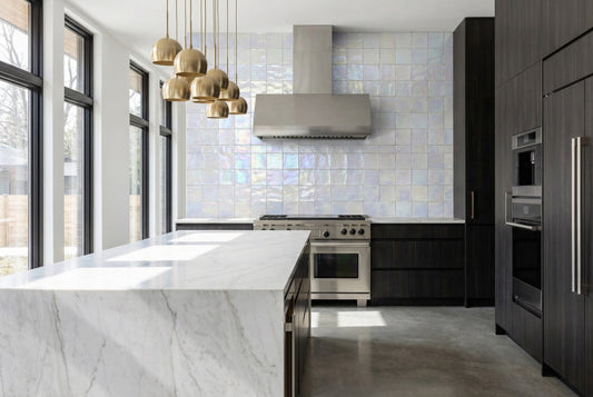 Iridescent and Metallic Tile Is on the 2026 Forecasts. Here Is What the Trade Reports Are Actually Saying.