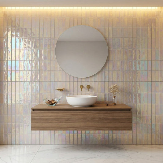 Shower Tile Ideas: Why Iridescent Holographic Tiles Are the Statement Wall You've Been Looking For