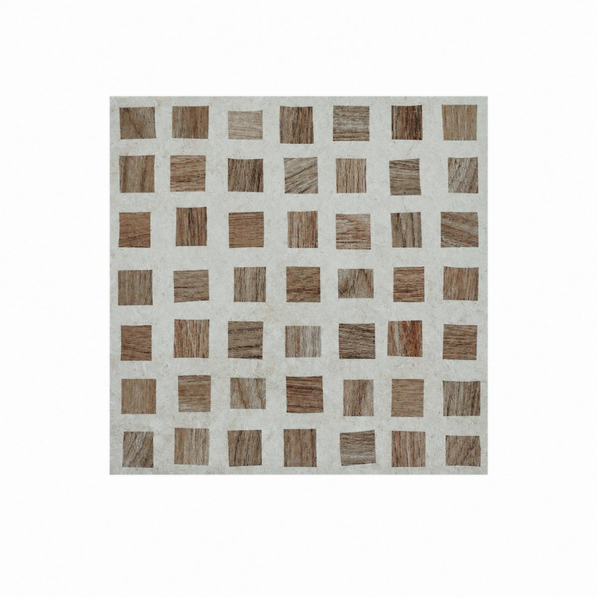Wood grain grid patterned porcelain tile 300x300mm b b restaurant cafe