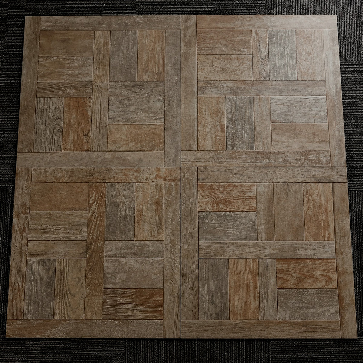 Versailles wood look porcelain parquet floor tile 600x600mm b b bedroom
