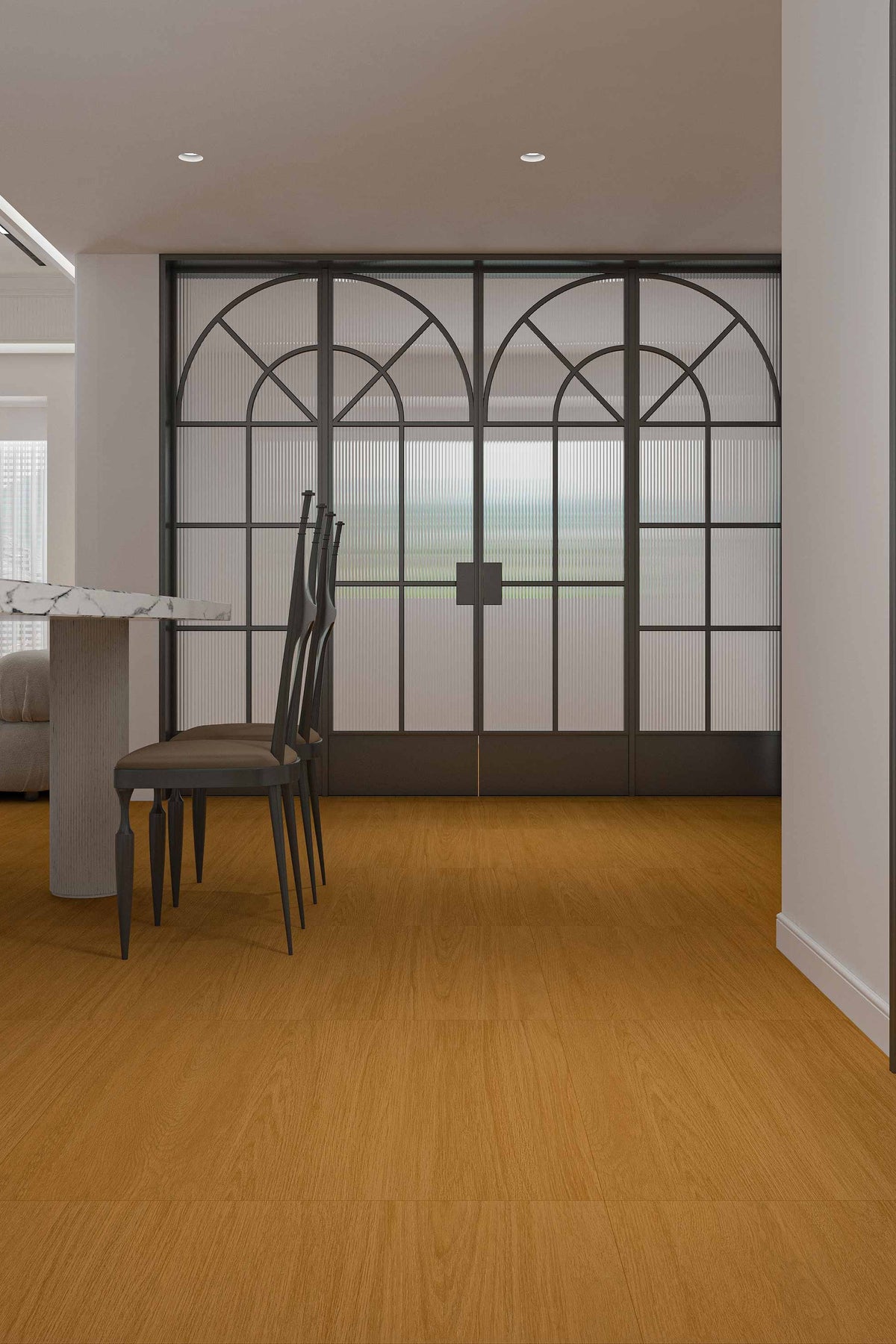 Wood Look Porcelain Floor Tile Natural Wood Plank 800x800mm - Living Room Hallway Open Plan - Item No. 8K402