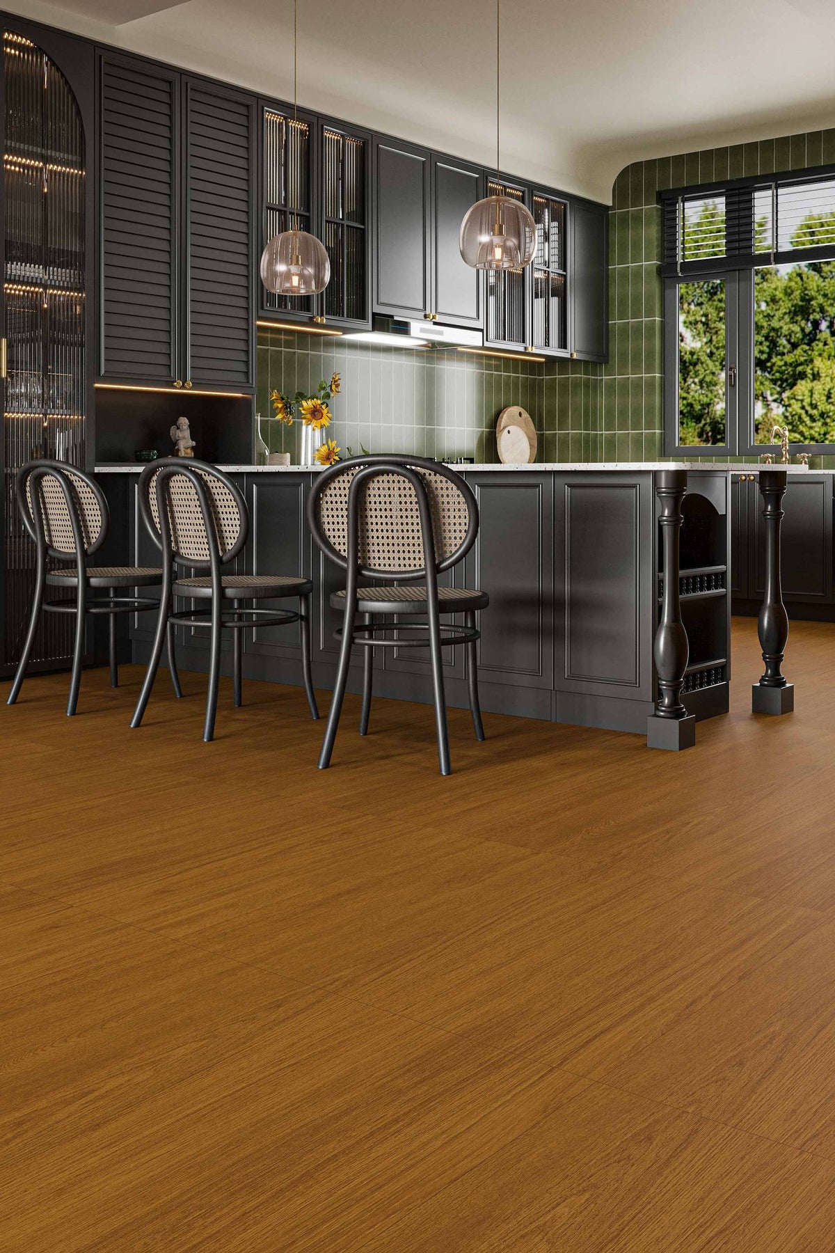Wood Look Porcelain Floor Tile Natural Wood Plank 800x800mm - Living Room Hallway Open Plan - Item No. 8K407