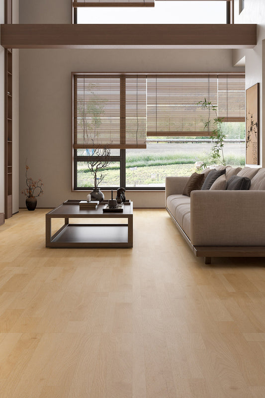 Wood Look Porcelain Floor Tile Geometric Plank 800x800mm - Living Room Hallway Open Plan - Item No. 8611