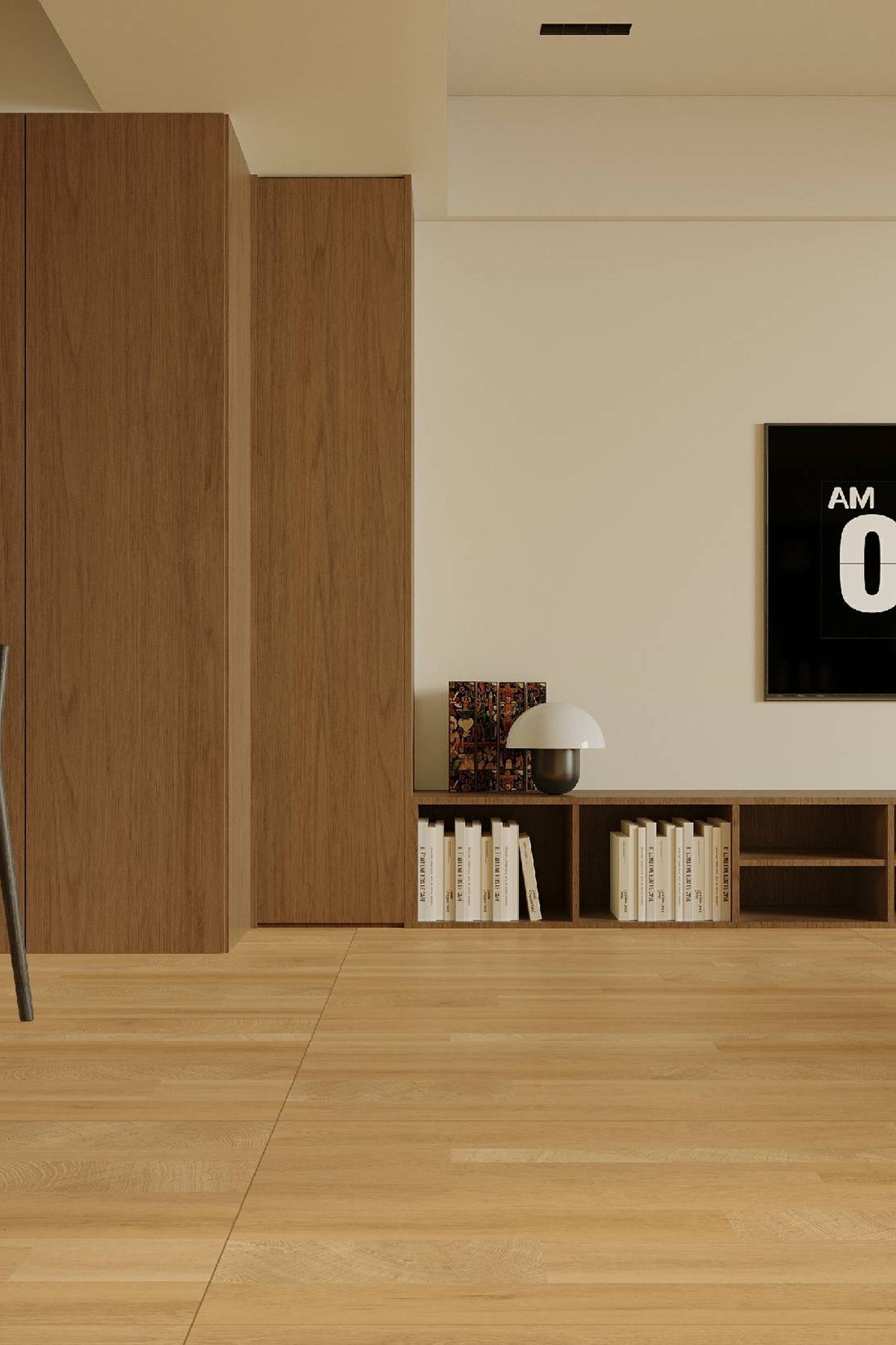 Wood Look Porcelain Floor Tile Geometric Plank 750x1500mm - Living Room Hallway Open Plan - Item No. 715606