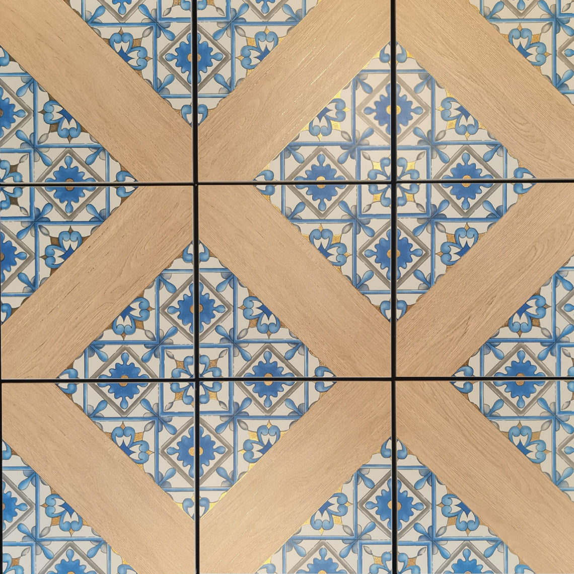 Gilded Gold Ceramic Tiles 200x200mm - Moroccan Mid-Century Wall & Floor Tiles (25 Pieces / 1㎡) - GR.Mosaic Decorative Pattern (View 24)