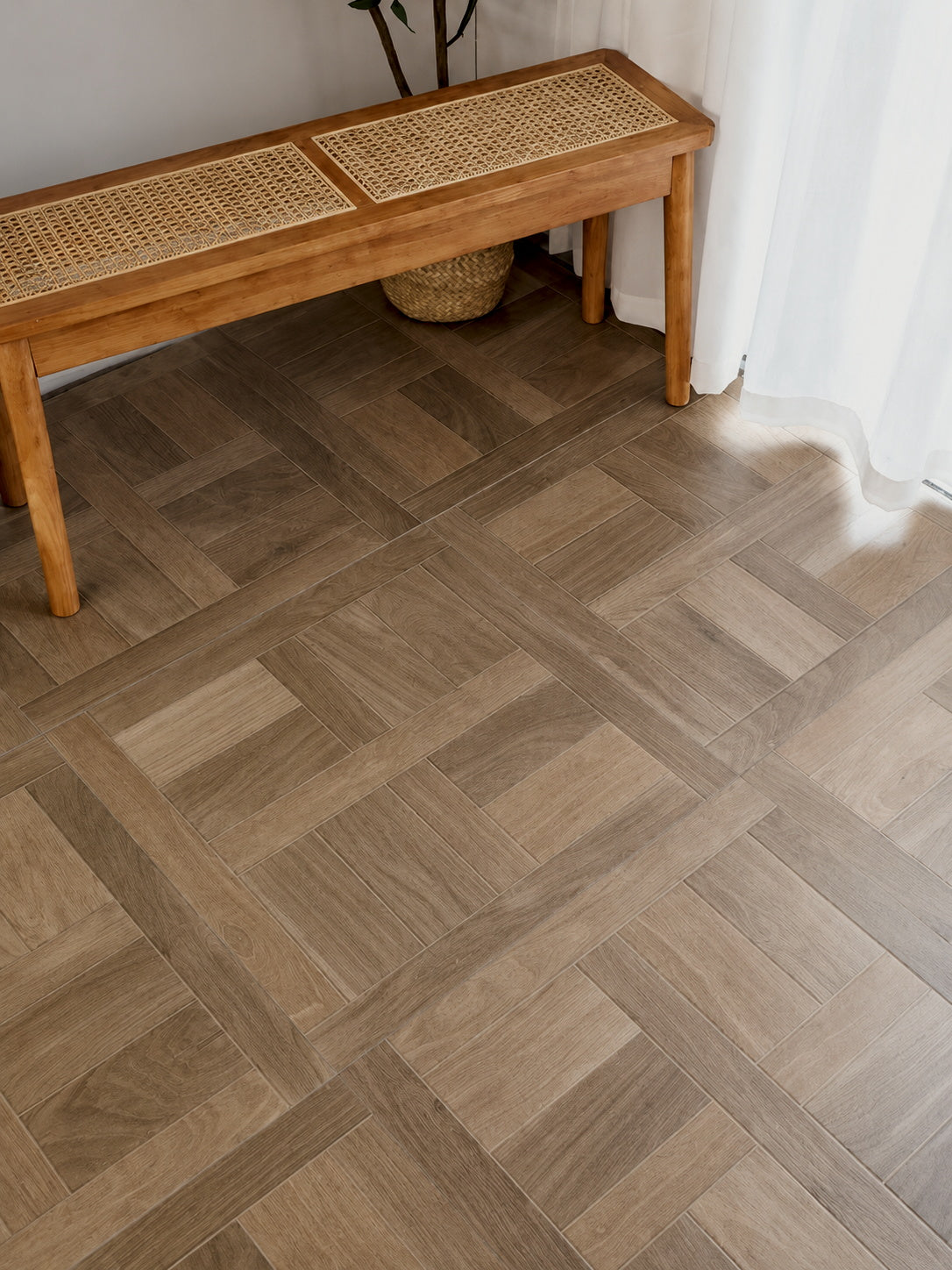 Versailles wood look porcelain parquet floor tile 600x600mm b b bedroom