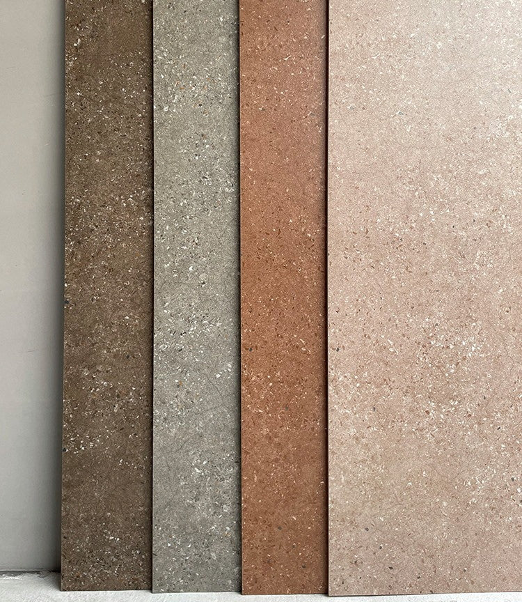 Micro aggregate terrazzo porcelain floor tile 600x1200mm restaurant
