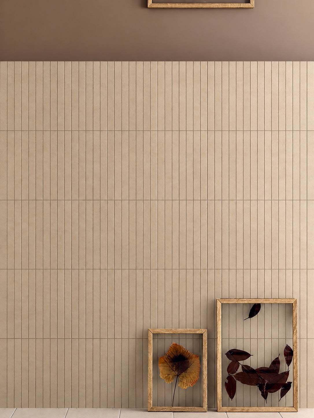 Ceramic strip finger mosaic tile bathroom kitchen bar counter feature