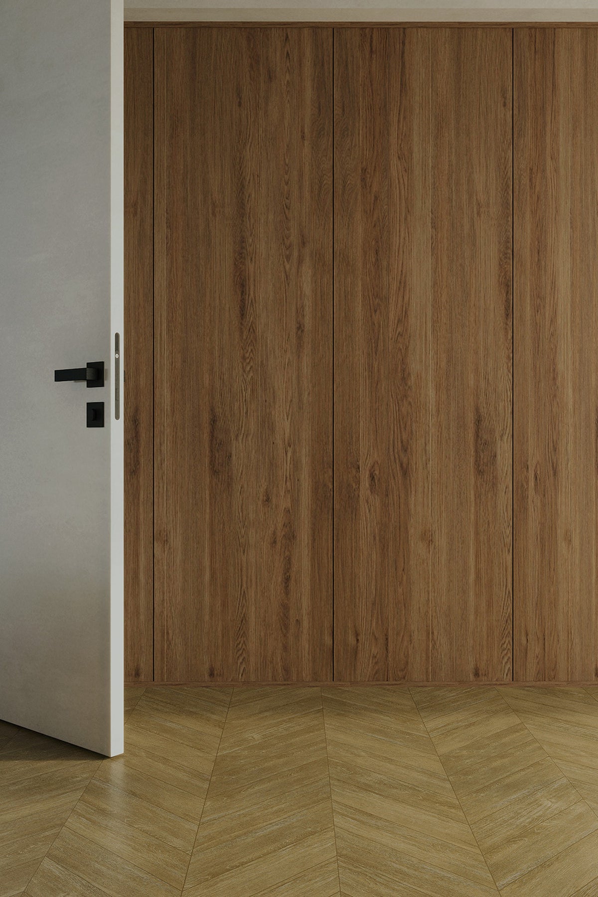 Wood Look Porcelain Floor Tile Velvet Plank 600x1200mm - Living Room Hallway Open Plan - Item No. 612TR802