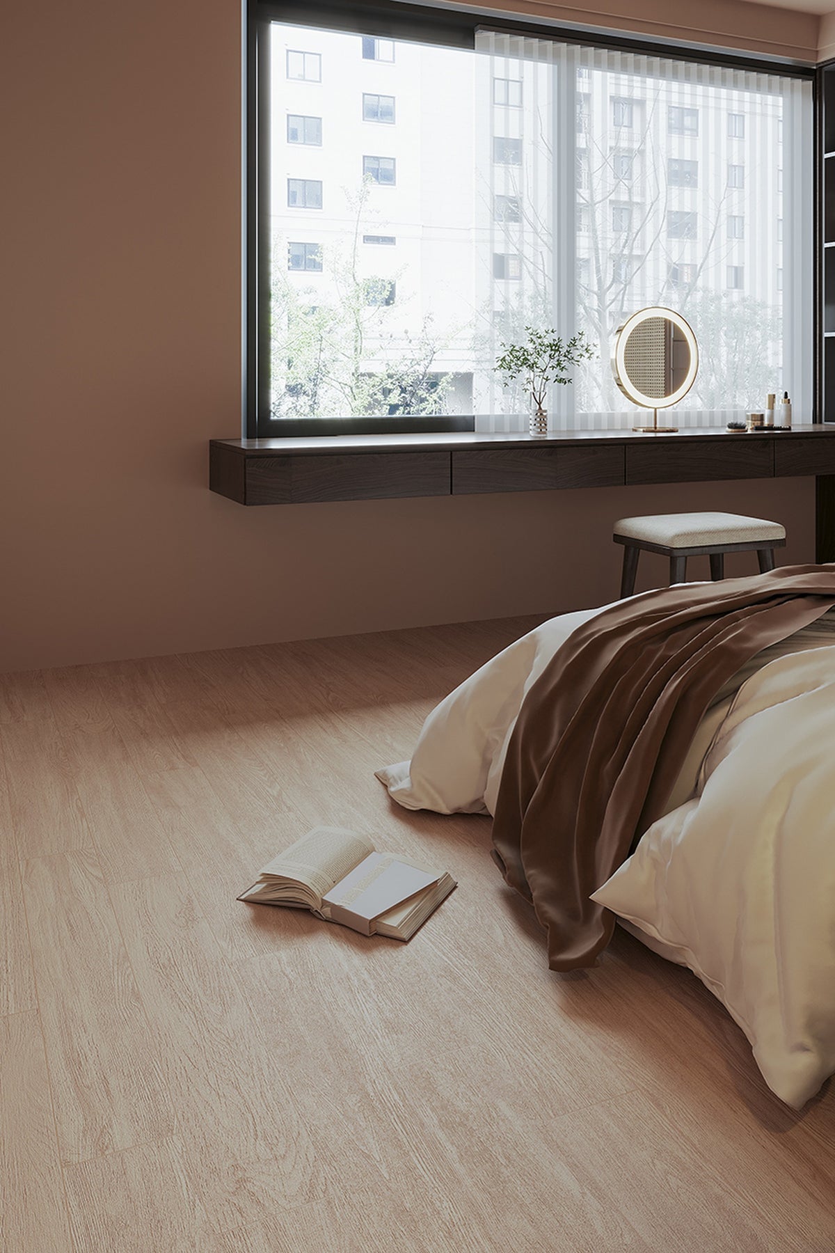 Wood Look Porcelain Floor Tile Plank 150x900mm - Living Room Bedroom Hallway - Item No. 15903