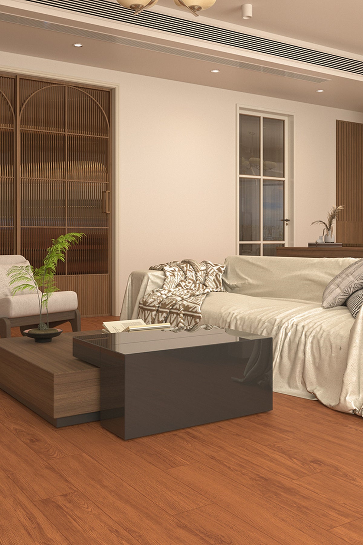 Wood Look Porcelain Floor Tile Plank 150x900mm - Living Room Bedroom Hallway - Item No. 15907