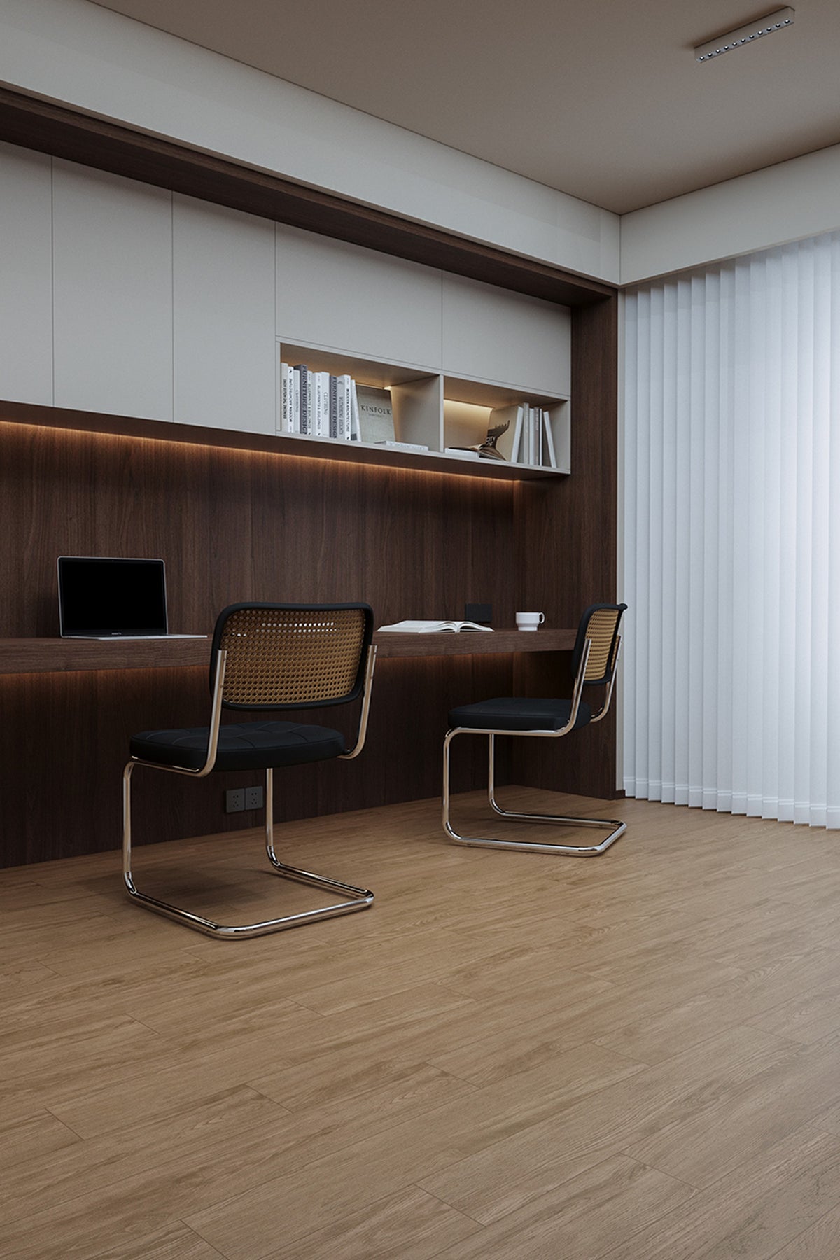 Wood Look Porcelain Floor Tile Plank 150x900mm - Living Room Bedroom Hallway - Item No. 15908