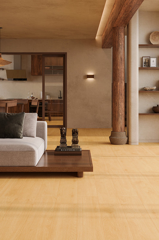 Wood Look Porcelain Floor Tile Wood Strip Plank 200x1000mm - Living Room Bedroom Kitchen - Item No. 21001