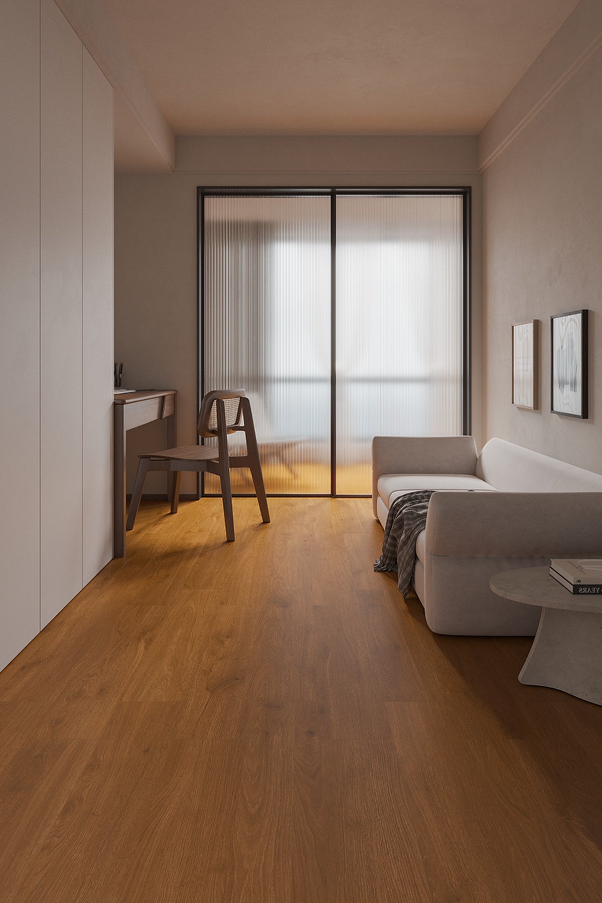Wood Look Porcelain Floor Tile Wood Strip Plank 200x1000mm - Living Room Bedroom Kitchen - Item No. 21005