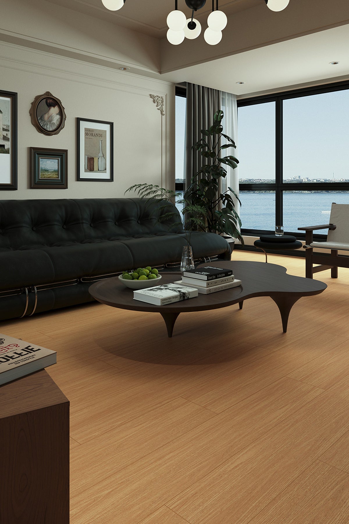 Wood Look Porcelain Floor Tile Wood Strip Plank 200x1200mm - Living Room Bedroom Kitchen - Item No. 201202