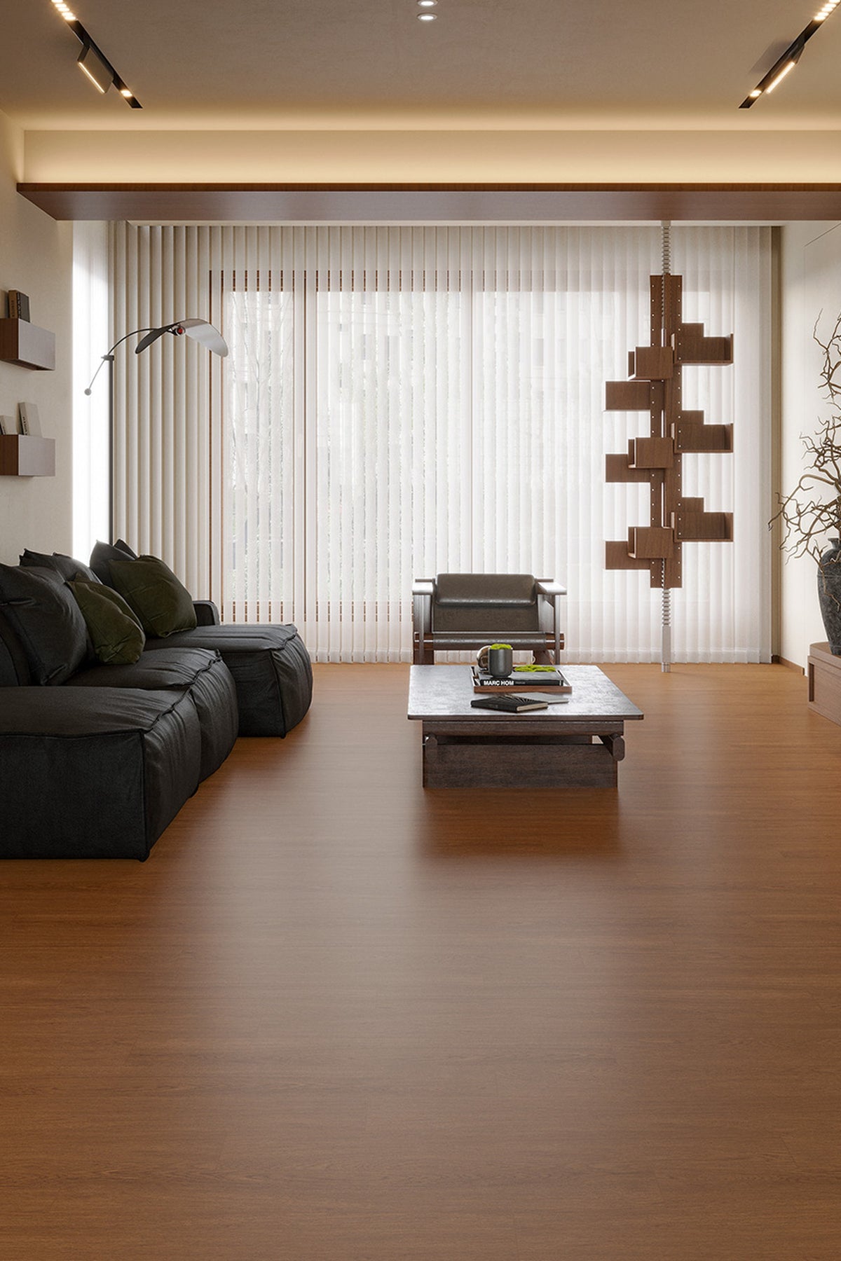 Wood Look Porcelain Floor Tile Wood Strip Full Body Plank 150x900mm - Living Room Bedroom Hallway - Item No. 915H02