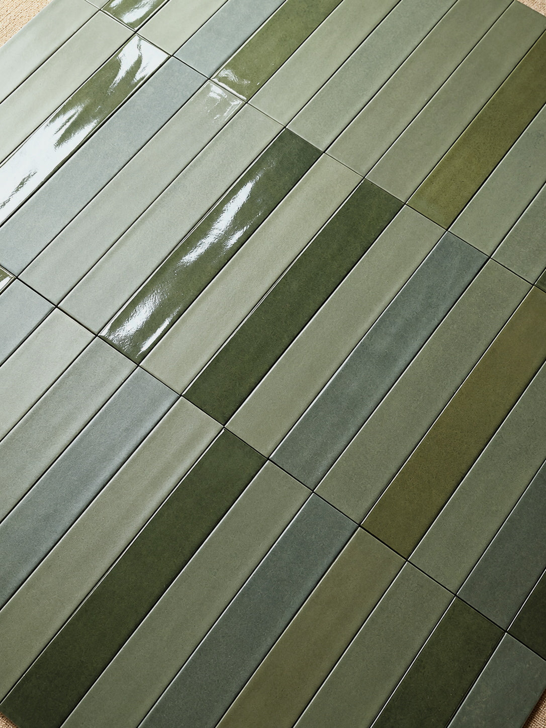 Long strip brick tile 80x480mm bathroom bakery cafe feature wall