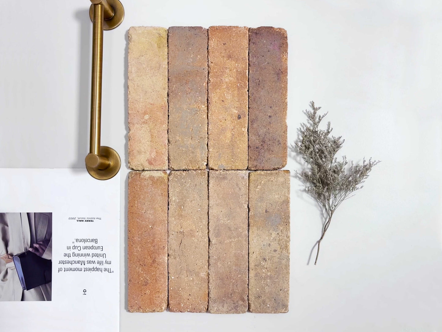 Ceramic Tiles 65x230mm - TTZ Series - Per Square Meter - Warm Terracotta & Natural Clay Finish