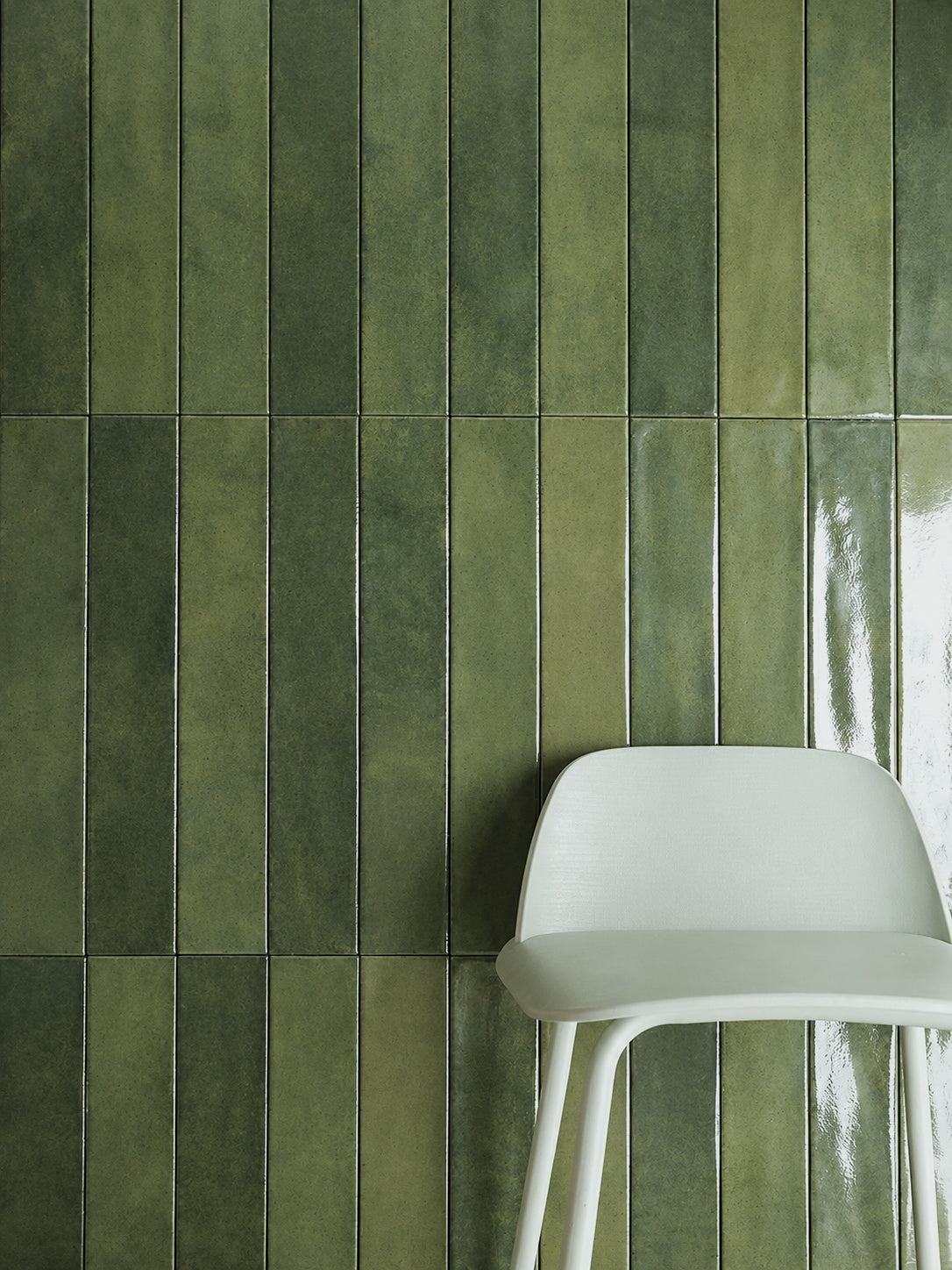 Long strip brick tile 80x480mm bathroom bakery cafe feature wall