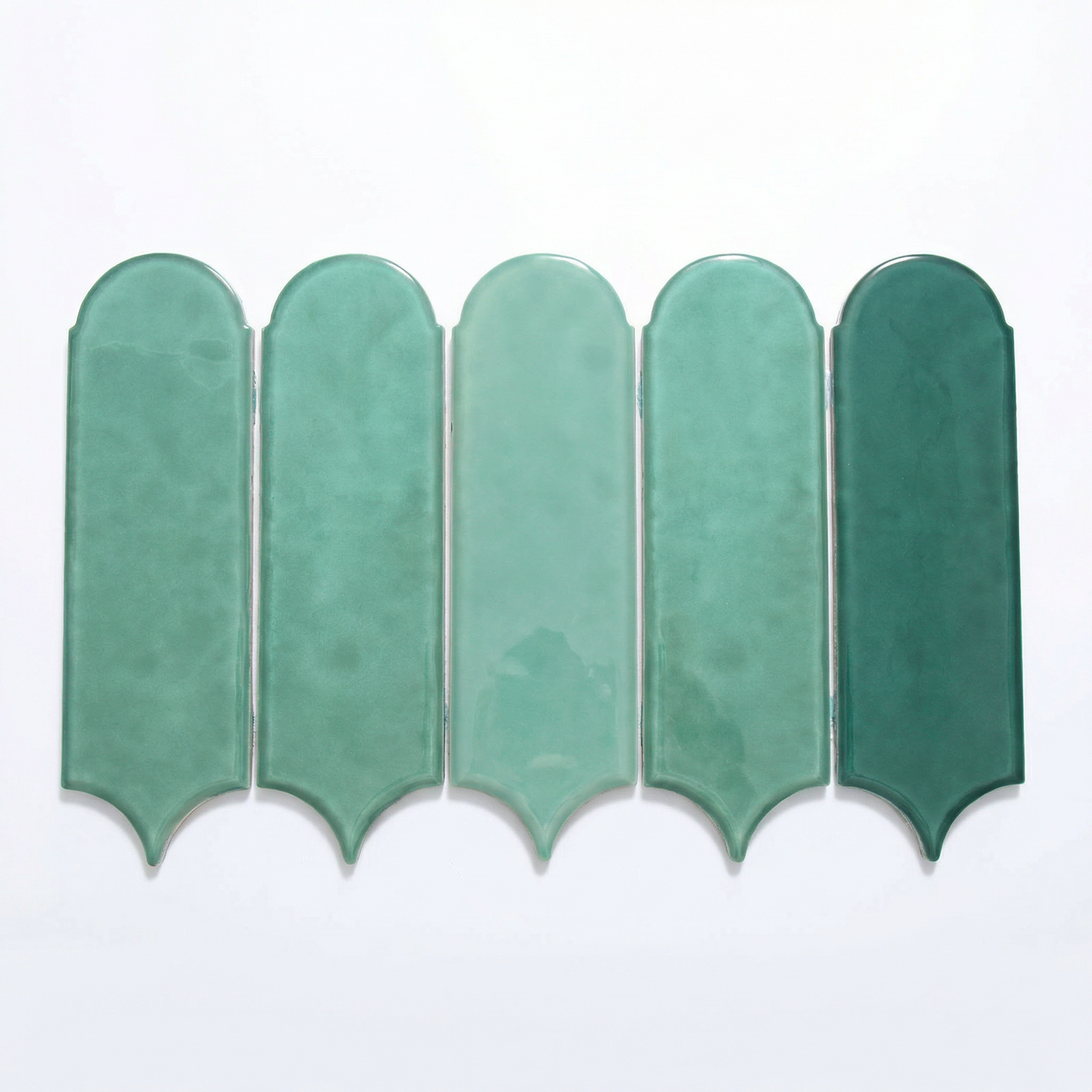 Feather Ceramic Tiles 90x308mm - Per Square Meter - Turquoise Finish - YM930-04 - GR.Mosaic Decorative Pattern (View 10)