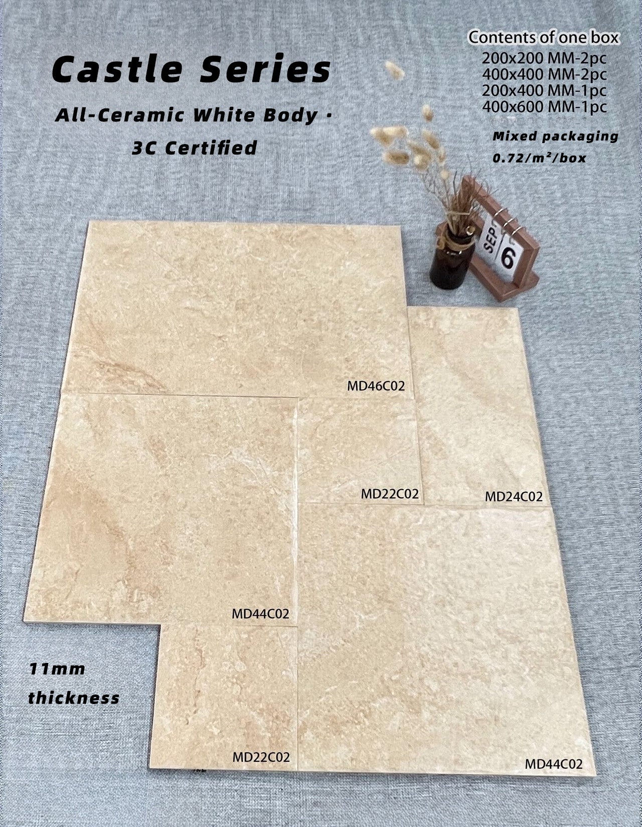 Castle Series - Mixed Packaging (All Sizes)