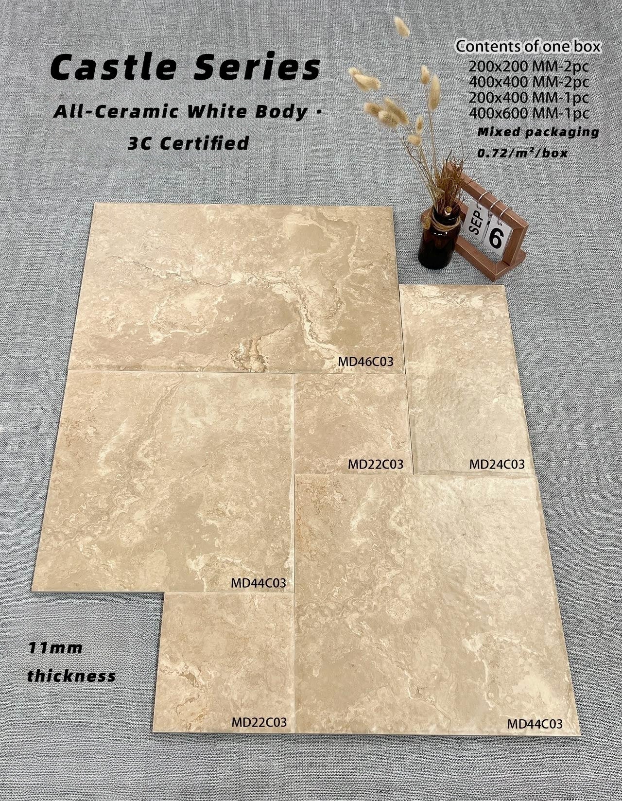 Castle Series - Mixed Packaging (All Sizes)