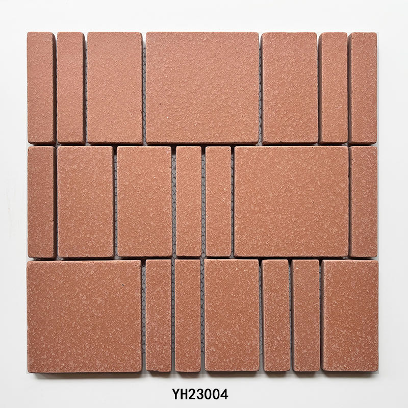 Mixed Brick Paver terracotta clay mosaic YH23004