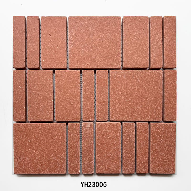 Mixed Brick Paver terracotta clay mosaic YH23005