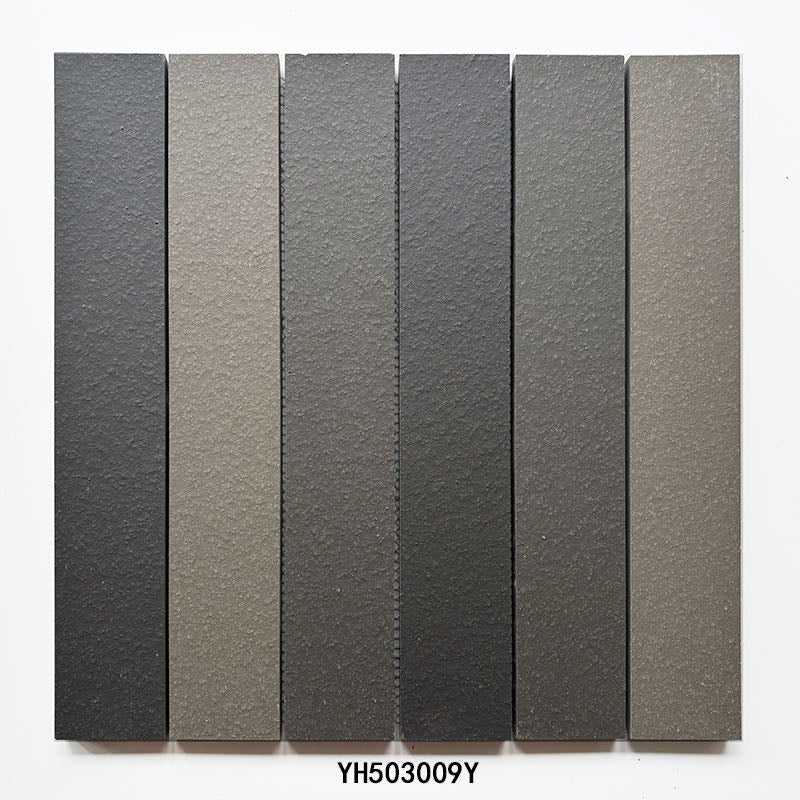 Textured Strip terracotta clay mosaic YH503009Y