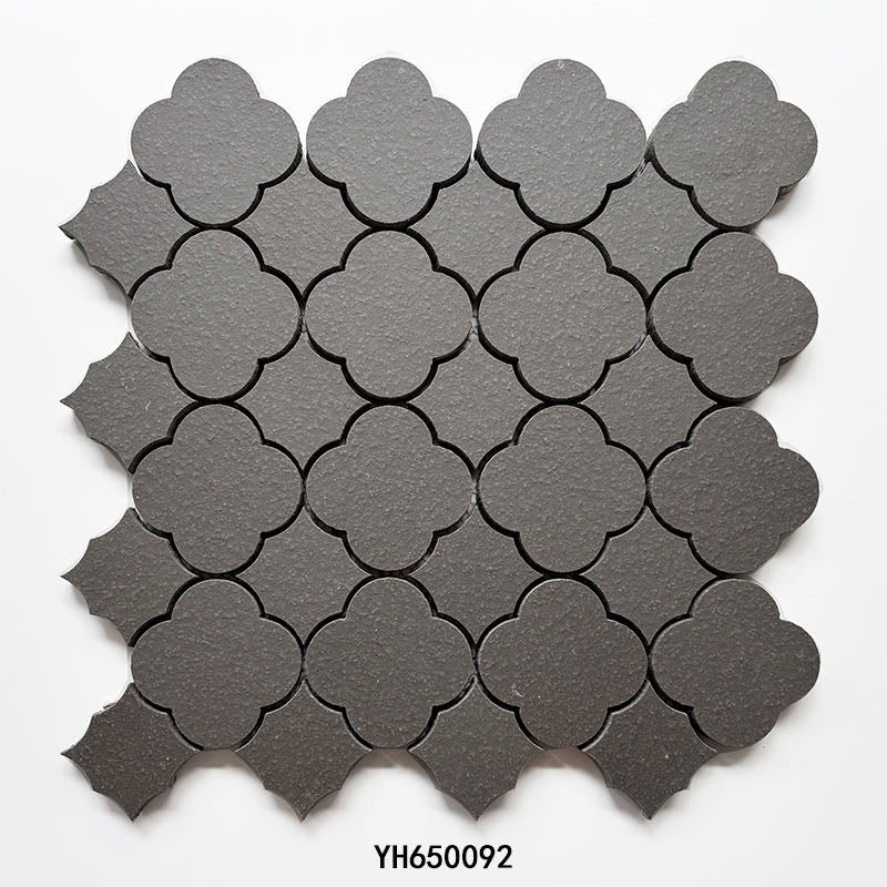 Four-Leaf Clover terracotta clay mosaic YH650092