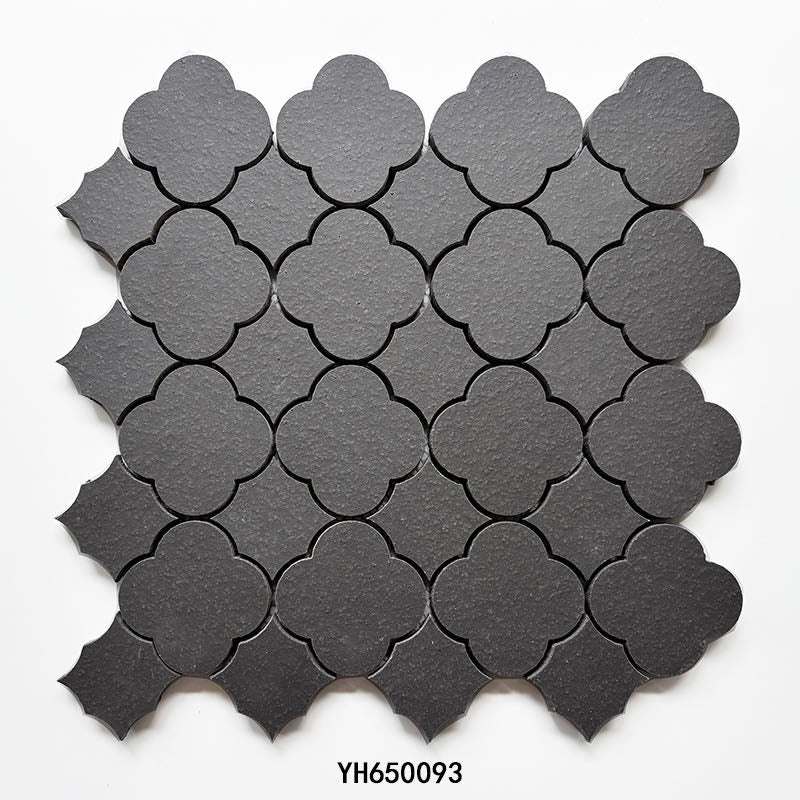 Four-Leaf Clover terracotta clay mosaic YH650093