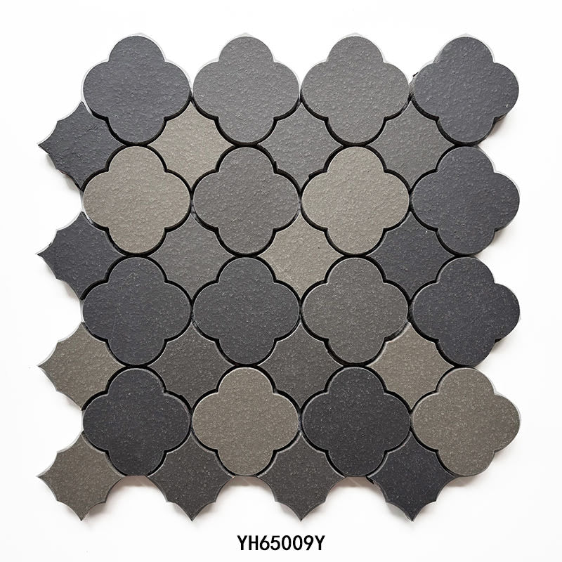 Four-Leaf Clover terracotta clay mosaic YH65009Y