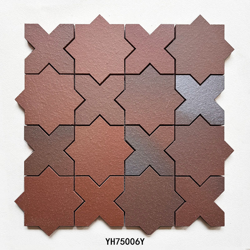 Star terracotta clay mosaic YH75006Y
