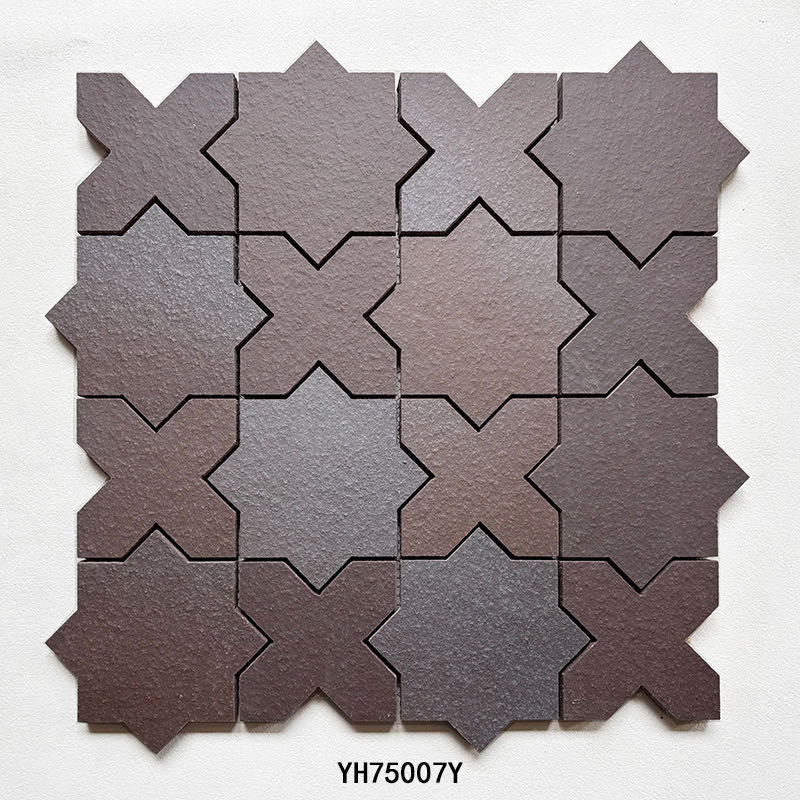 Star terracotta clay mosaic YH75007Y