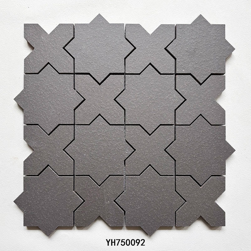 Star terracotta clay mosaic YH750092