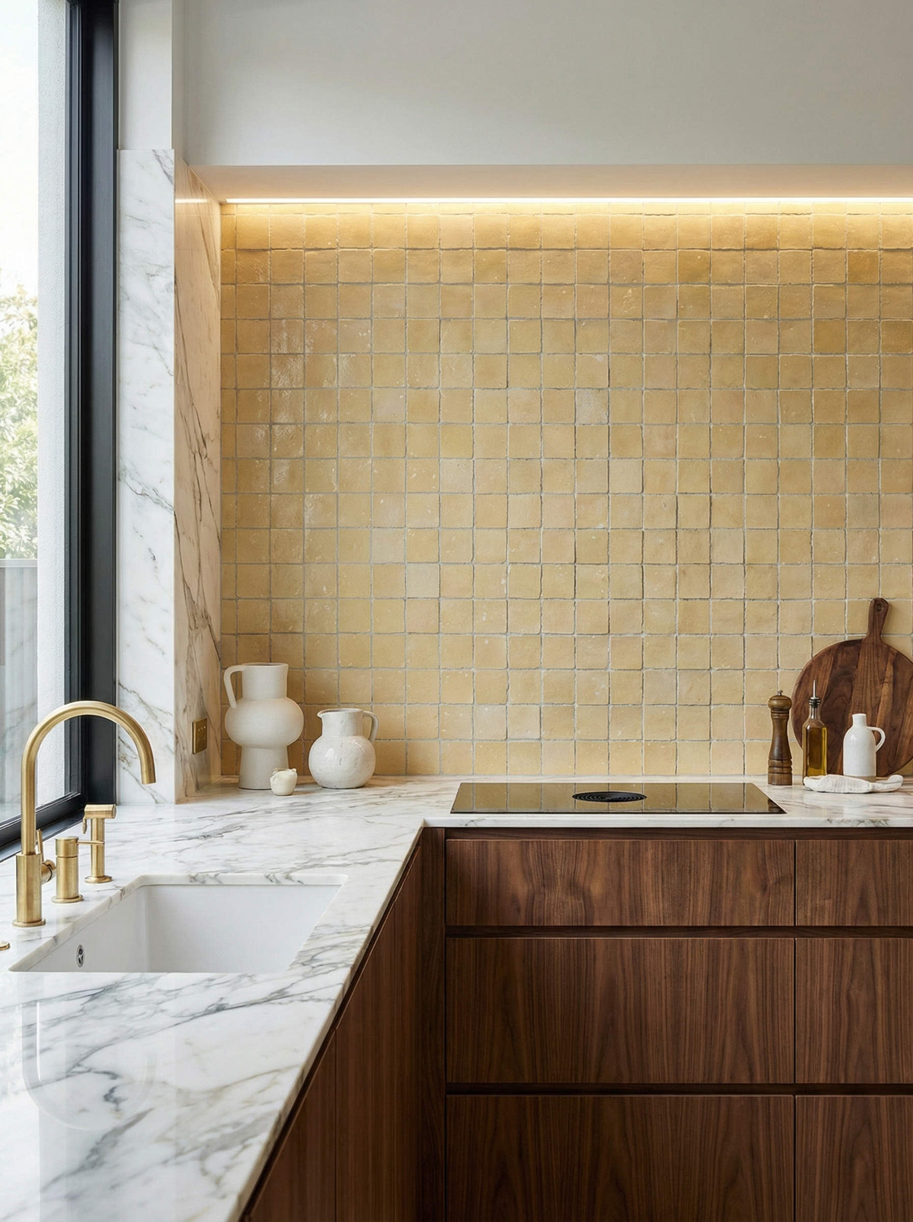 Ceramic Mosaic Tile Installed View - GR.Mosaic