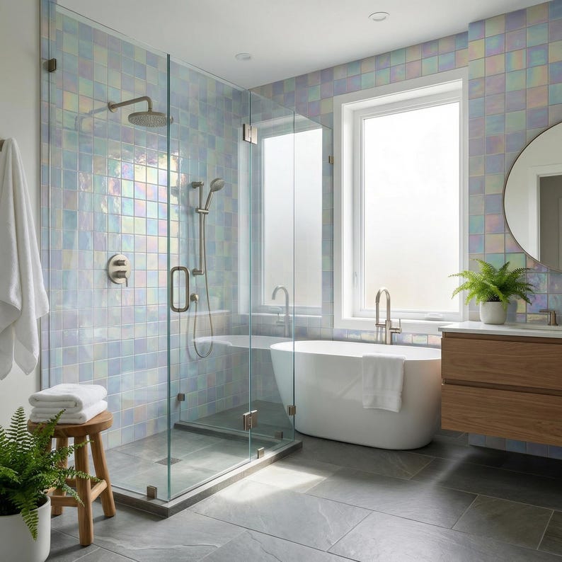 Iridescent Ceramic Tiles 132X132Mm Per