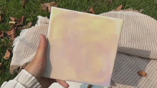 Iridescent Ceramic Tiles - Pearl Rainbow Holographic Finish -150mm x 150mm- Per Square Meter-1501HC