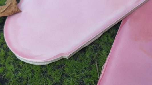 Feather Ceramic Tiles 90x308mm - Per Square Meter - Pink Finish - YM930-02