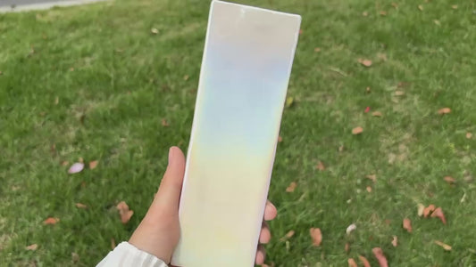 Iridescent Ceramic Tiles 65x200mm - Per Square Meter - Vibrant Rainbow Holographic Finish - NL6501HC