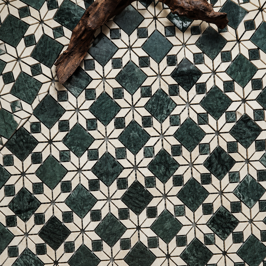 Retro Vintage Stone Mosaic Tile Old Shanghai Villa Style - GR.Mosaic